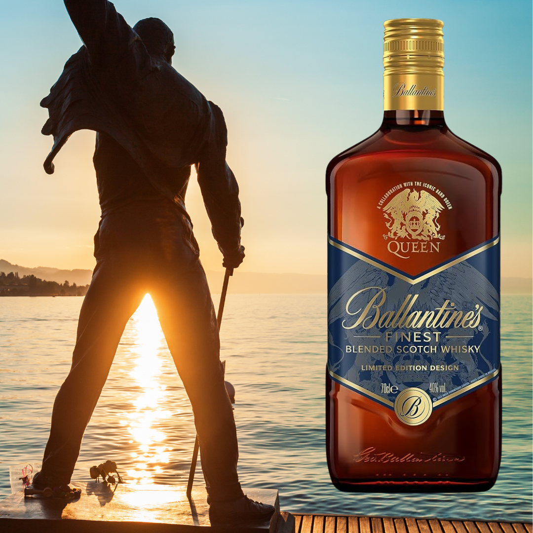 Whisky Ballantines Finest 750ml Ed. Limitada Queen - Eric Bebidas