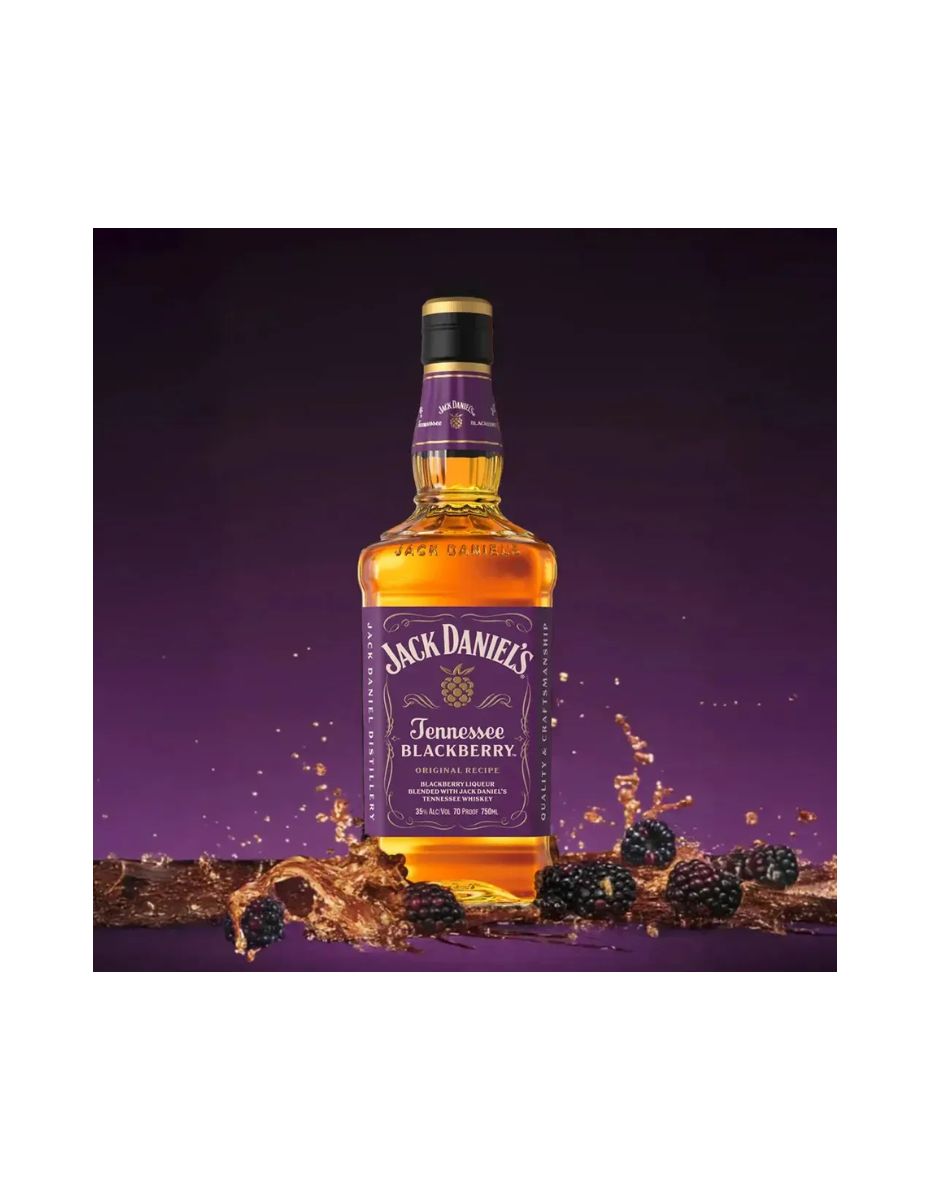 Whislsky Jack Daniels Blackberry - 1 Litro - Eric Bebidas